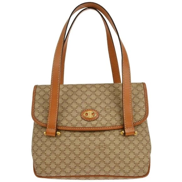 Celine Beige Macadam Handbag M08 116933